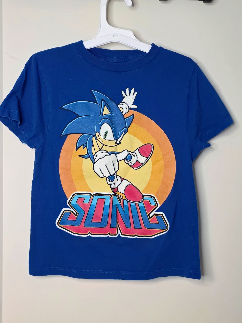 Sonic The Hedgehog - Kids' Blue Graphic Tee